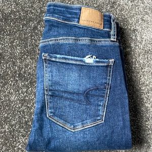 American eagle next level stretch crop jeans size 4